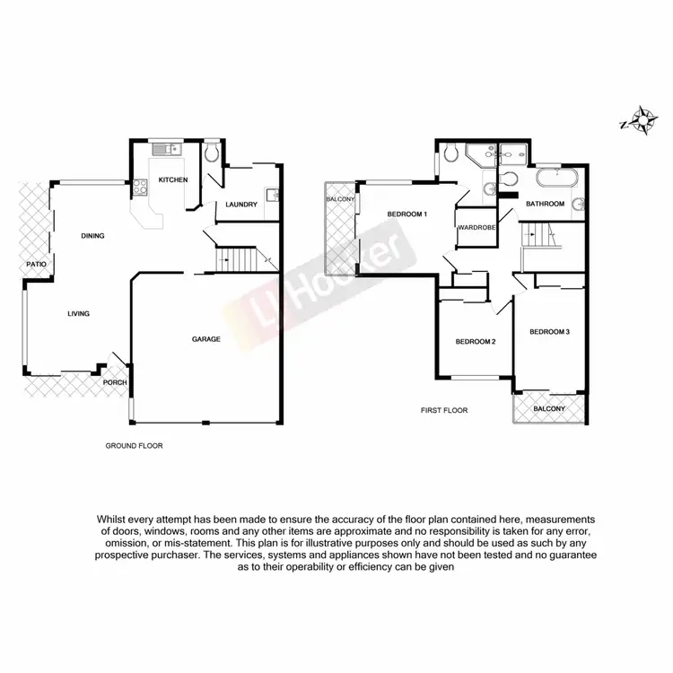 Floorplan of Homely townhouse listing, 13/18 Altandi Street, Sunnybank QLD 4109