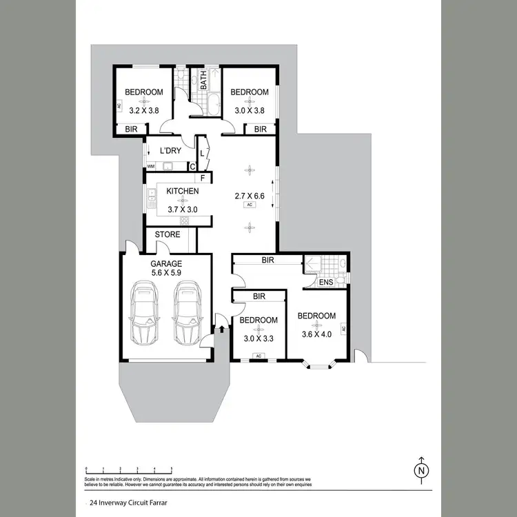 Floorplan of Homely house listing, 24 Inverway Circuit, Farrar NT 830