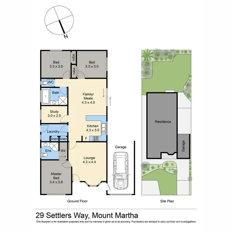 Floorplan of Homely house listing, 29 Settlers Way, Mount Martha VIC 3934