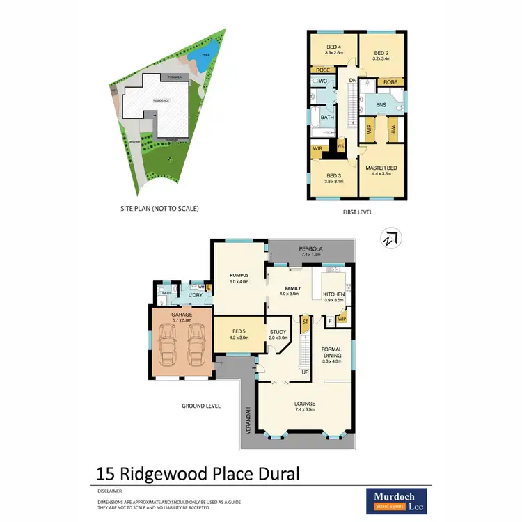 Floorplan of Homely house listing, 15 Ridgewood Place, Dural NSW 2158