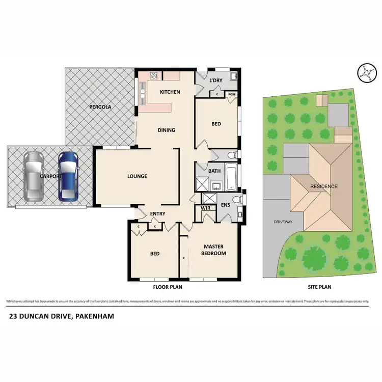 Floorplan of Homely house listing, 23 Duncan Drive, Pakenham VIC 3810