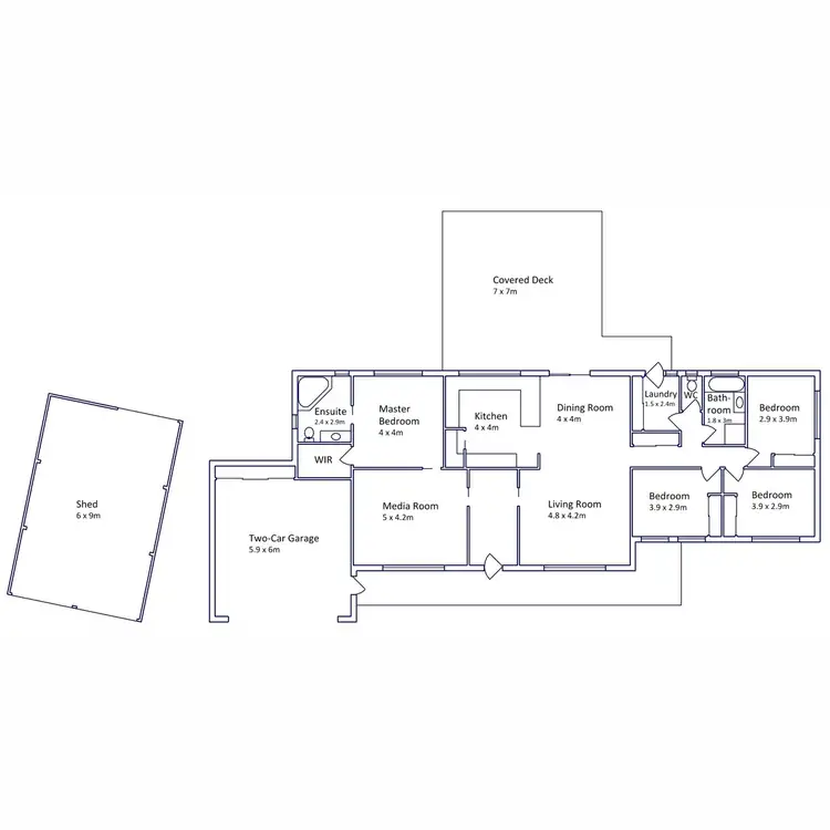 Floorplan of Homely house listing, 31 Jack Kerr Court, Mount Crosby QLD 4306