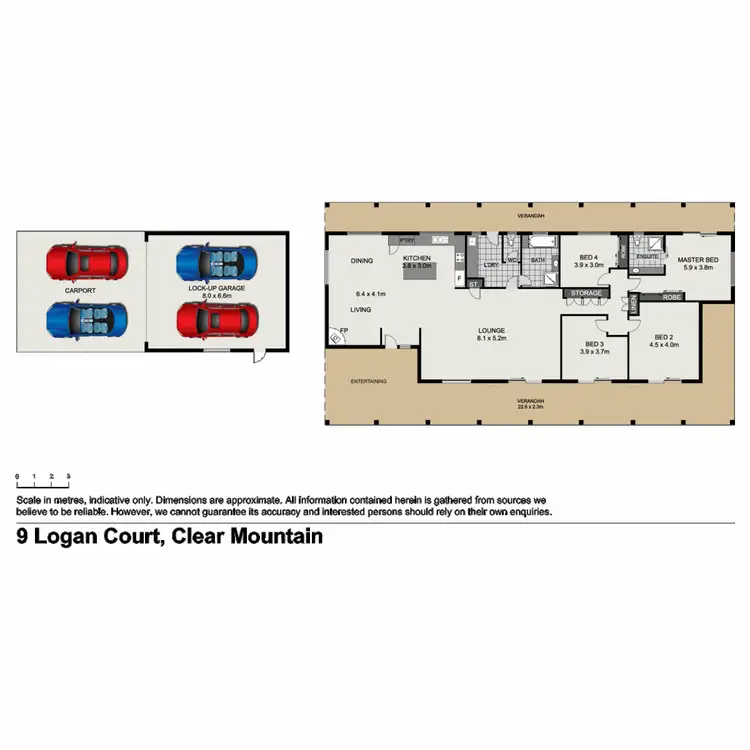 Floorplan of Homely house listing, 9 Logan Court, Clear Mountain QLD 4500