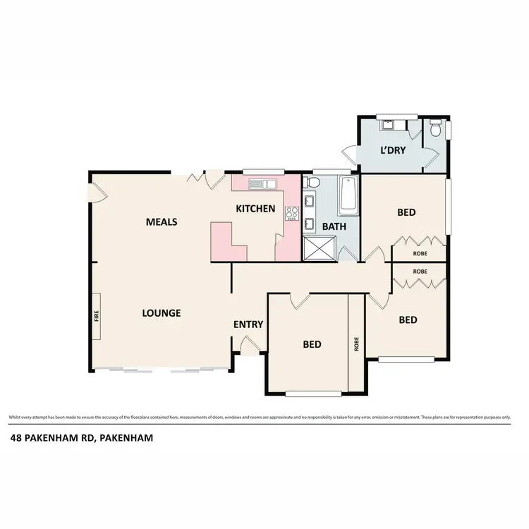 Floorplan of Homely house listing, 48 Pakenham Road, Pakenham VIC 3810