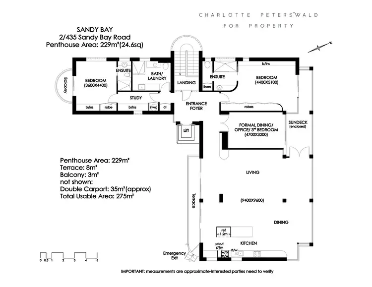 Floorplan of Homely apartment listing, 2/435 Sandy Bay Road, Sandy Bay TAS 7005