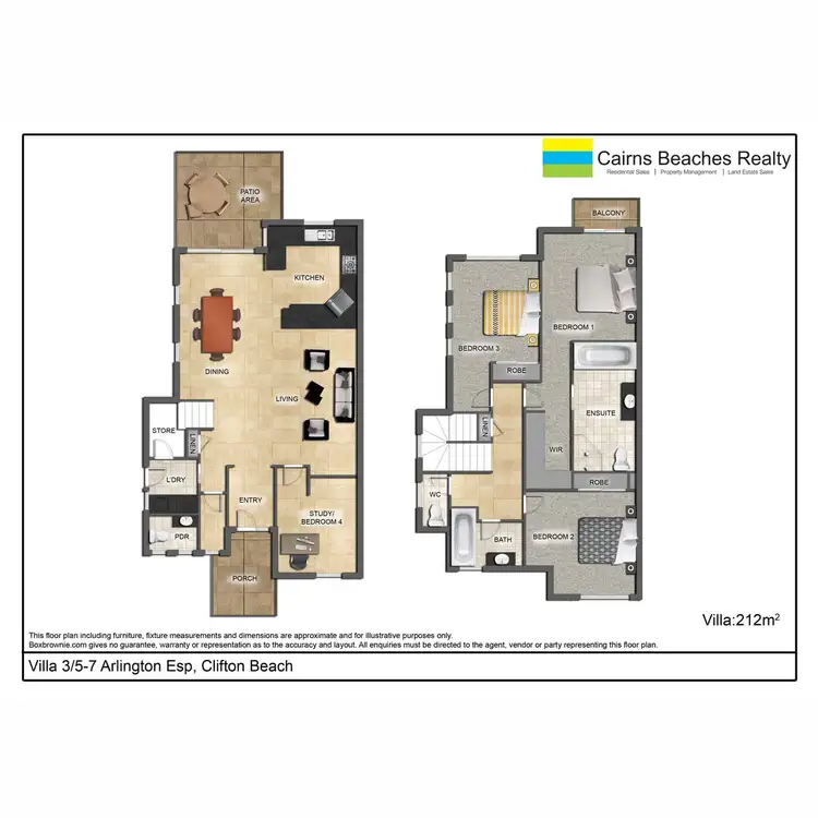 Floorplan of Homely apartment listing, 3/5-7 Arlington Esplanade, Clifton Beach QLD 4879