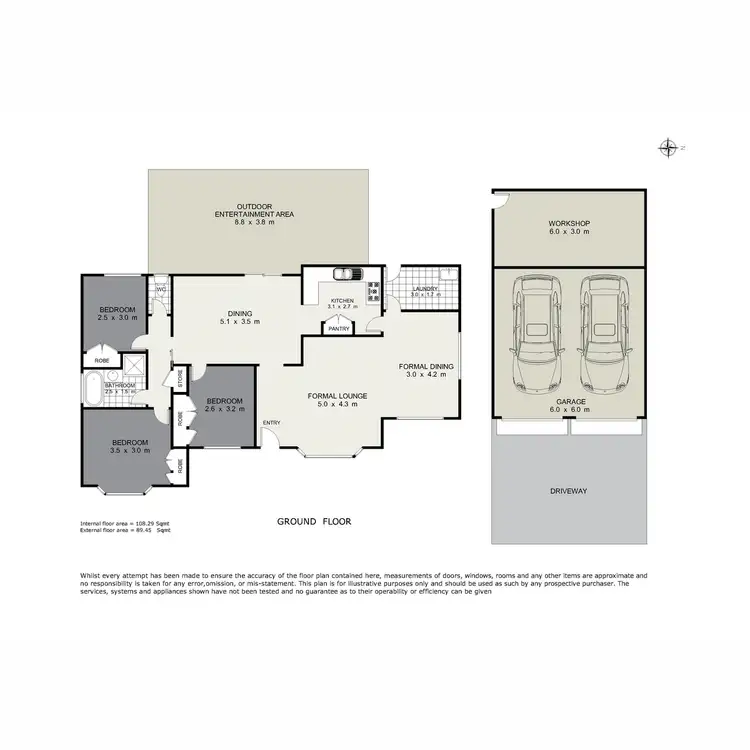 Floorplan of Homely house listing, 8 Selkirk Court, Highfields QLD 4352