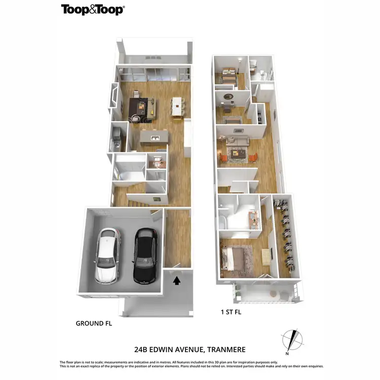 Floorplan of Homely house listing, 24B Edwin Avenue, Tranmere SA 5073