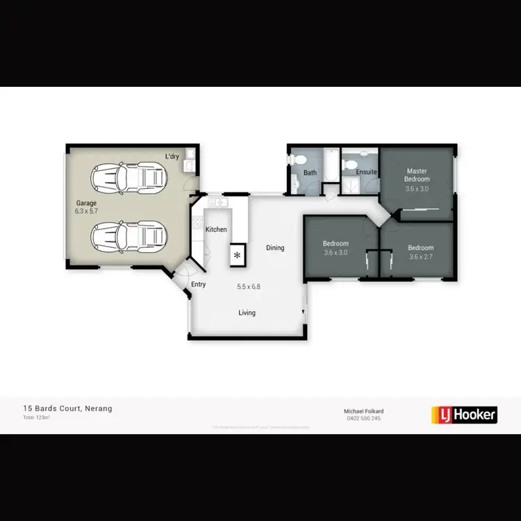 Floorplan of Homely house listing, 15 Bards Court, Nerang QLD 4211