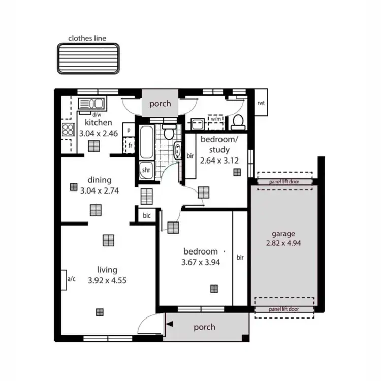 Floorplan of Homely unit listing, 4/1 Price Avenue, Klemzig SA 5087