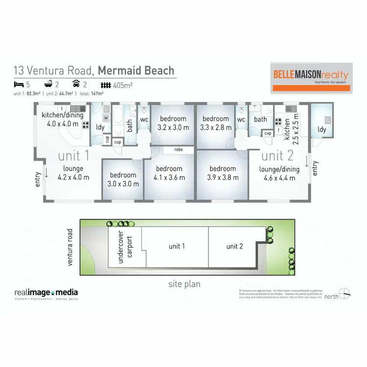 Floorplan of Homely house listing, 13 Ventura Road, Mermaid Beach QLD 4218