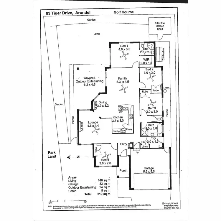 Floorplan of Homely house listing, 83 Tiger Drive, Arundel QLD 4214