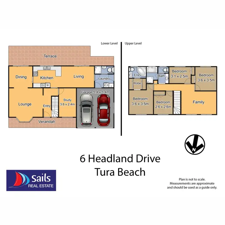 Floorplan of Homely house listing, 6 Headland Drive, Tura Beach NSW 2548