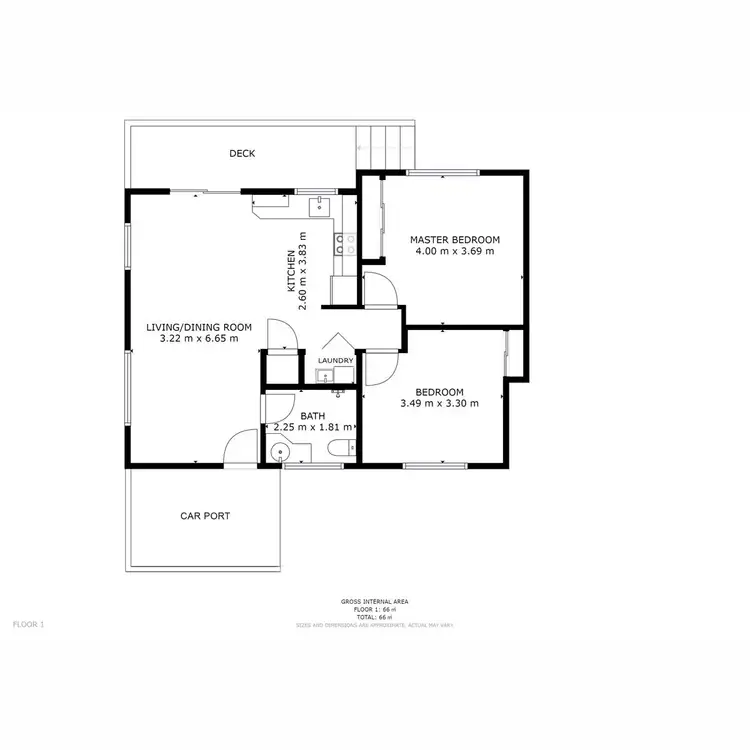 Floorplan of Homely house listing, 12 Sixth Avenue, West Moonah TAS 7009