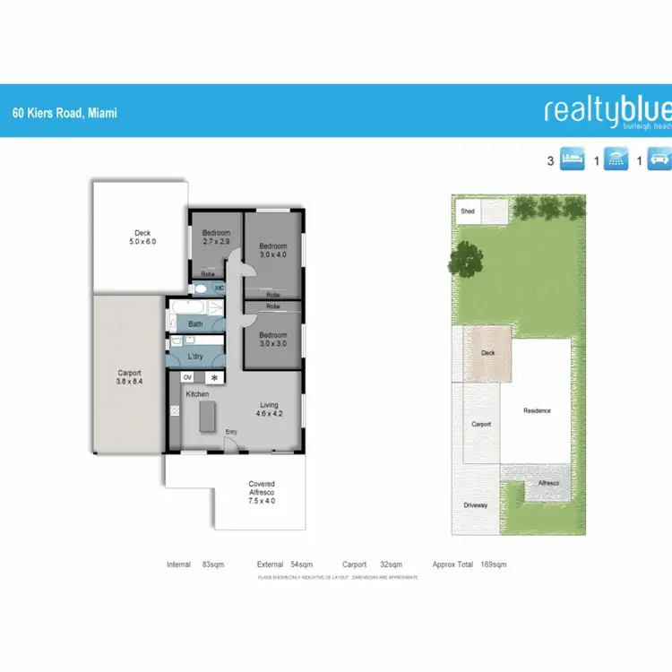 Floorplan of Homely house listing, 60 Kiers Road, Miami QLD 4220