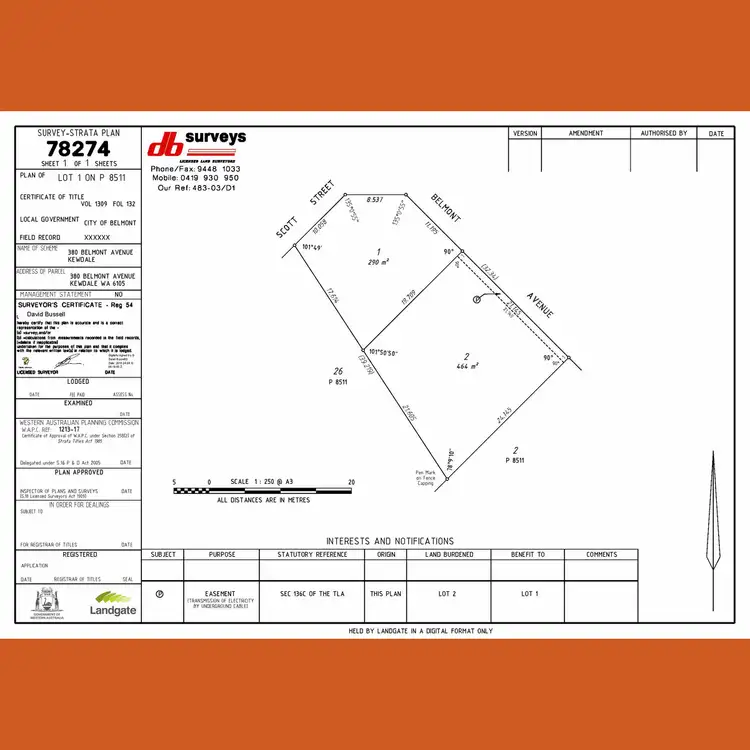 Floorplan of Homely land listing, LOT 1, 56 Scott Street, Kewdale WA 6105