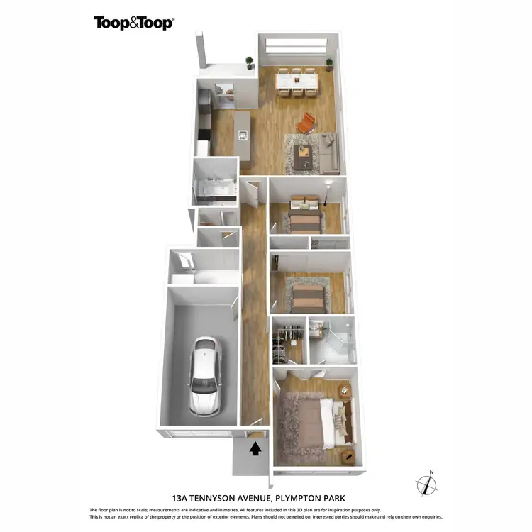 Floorplan of Homely house listing, 13A Tennyson Avenue, Plympton Park SA 5038