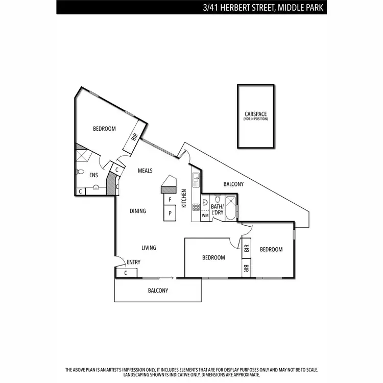 Floorplan of Homely apartment listing, 3/41 Herbert Street, Middle Park VIC 3206