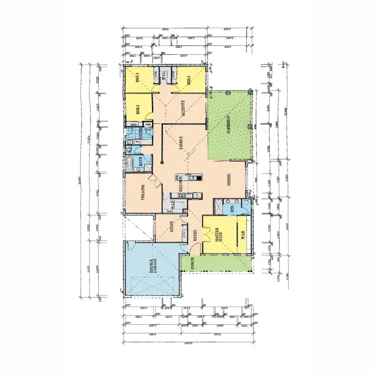 Floorplan of Homely house listing, 1 Cantwell Drive, Sale VIC 3850