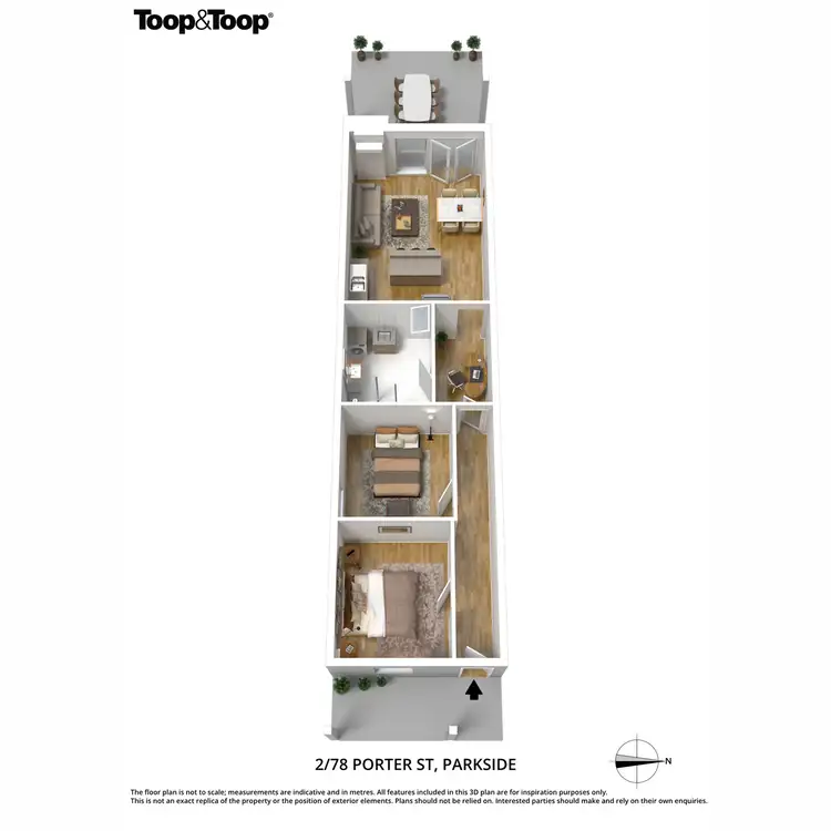 Floorplan of Homely house listing, 2/78 Porter Street, Parkside SA 5063