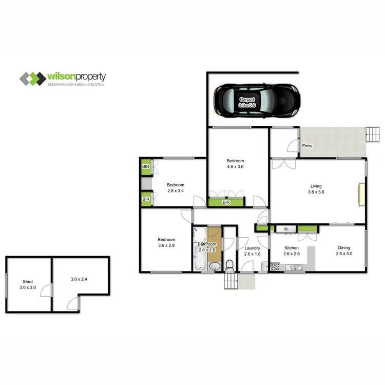 Floorplan of Homely house listing, 50 Davidson Street, Traralgon VIC 3844