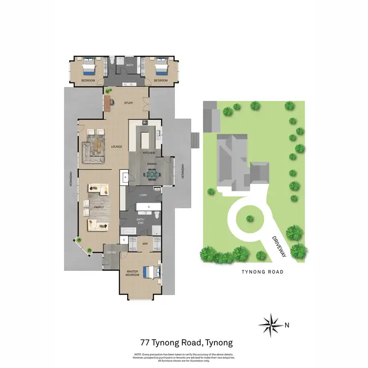 Floorplan of Homely house listing, 77 Tynong Road, Tynong VIC 3813