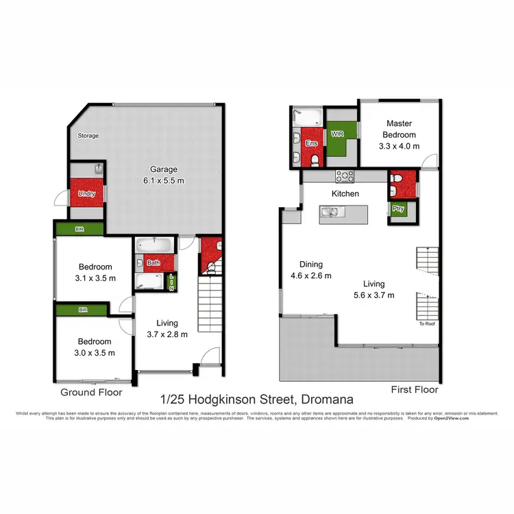 Floorplan of Homely townhouse listing, 1/25 Hodgkinson Street, Dromana VIC 3936