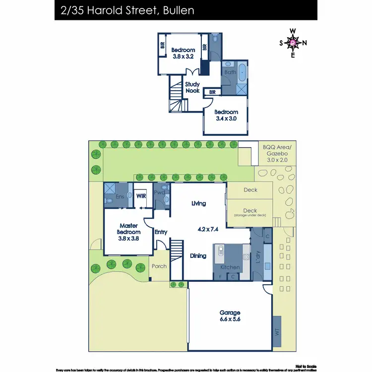 Floorplan of Homely townhouse listing, 2/35 Harold Street, Bulleen VIC 3105
