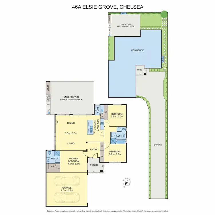 Floorplan of Homely house listing, 46A Elsie Grove, Chelsea VIC 3196