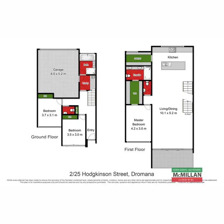 Floorplan of Homely townhouse listing, 2/25 Hodgkinson Street, Dromana VIC 3936
