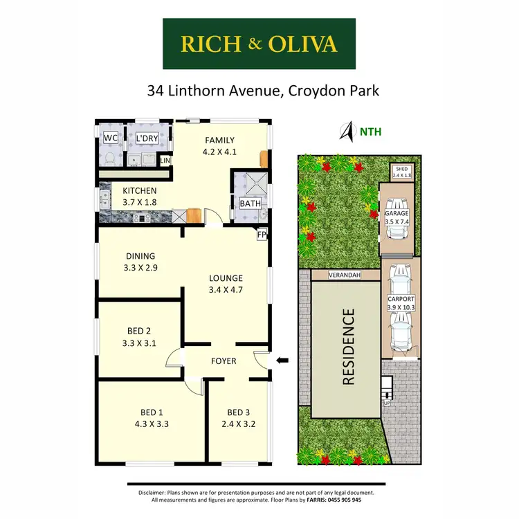 Floorplan of Homely house listing, 34 Linthorn Avenue, Croydon Park NSW 2133