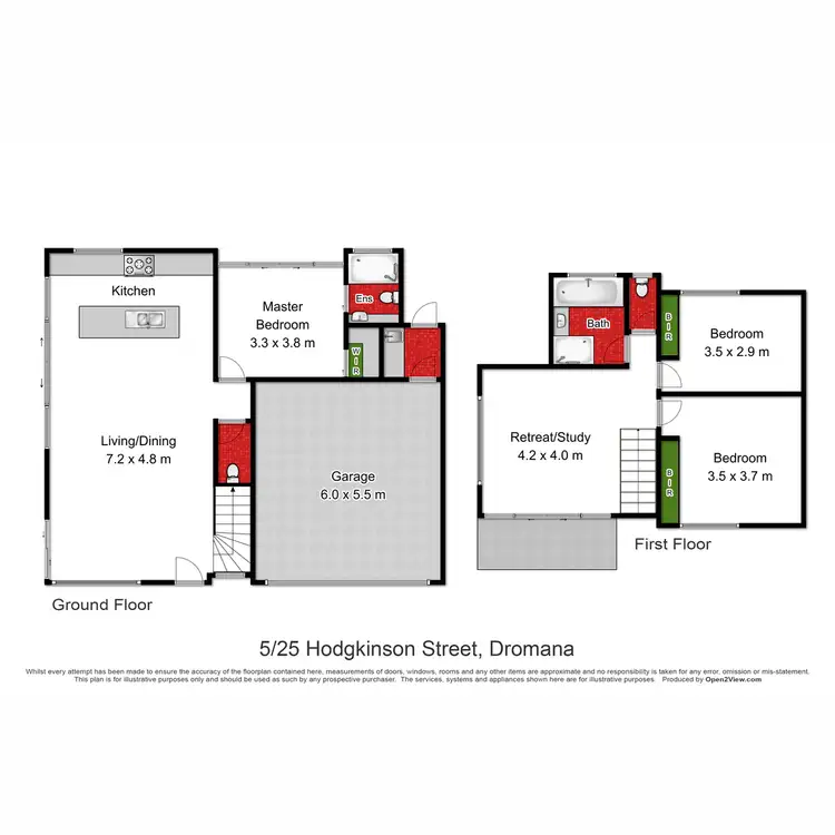 Floorplan of Homely townhouse listing, 5/25 Hodgkinson Street, Dromana VIC 3936