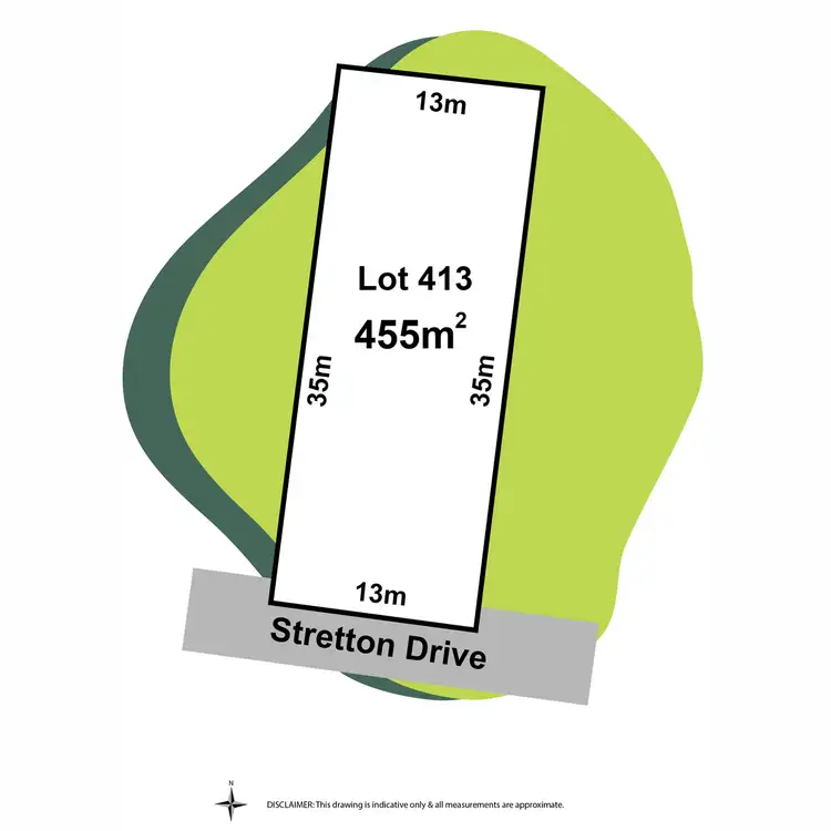 Floorplan of Homely land listing, LOT 413, 38 Stretton Drive, Torquay VIC 3228