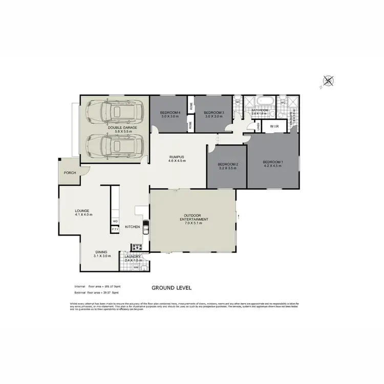 Floorplan of Homely house listing, 11 De Gruchy Court, Highfields QLD 4352