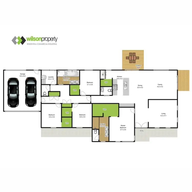 Floorplan of Homely house listing, 13 Swinburne Crescent, Traralgon VIC 3844