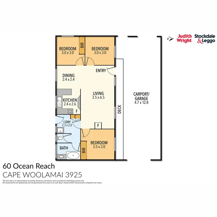 Floorplan of Homely house listing, 60 Ocean Reach, Cape Woolamai VIC 3925