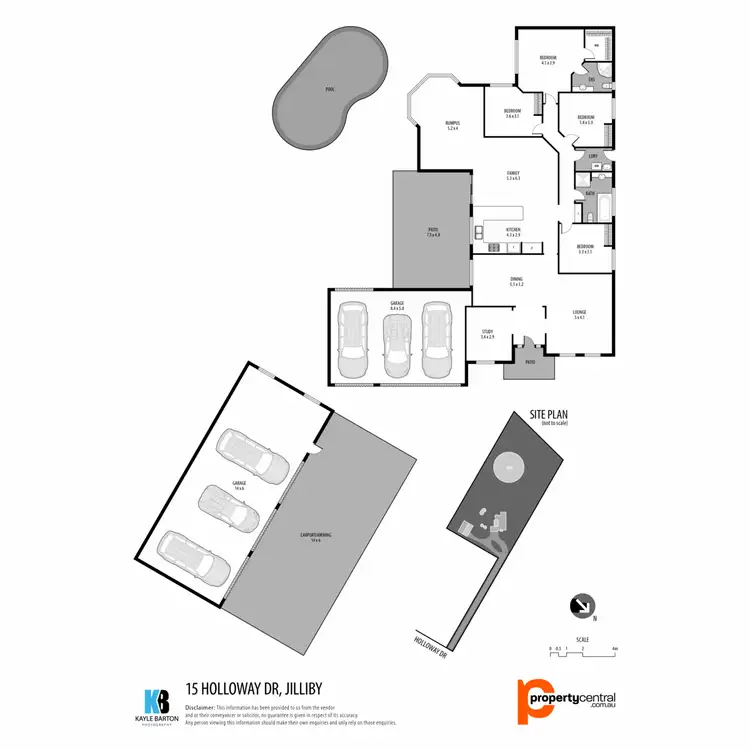 Floorplan of Homely rural property listing, 15 Holloway Drive, Jilliby NSW 2259