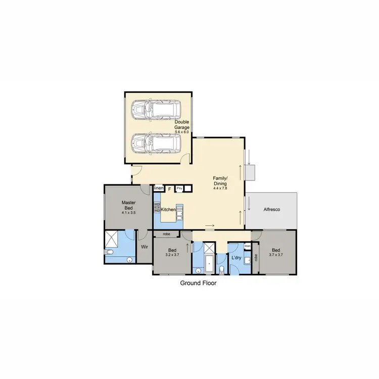 Floorplan of Homely house listing, 1/169 Bayview Road, Mccrae VIC 3938