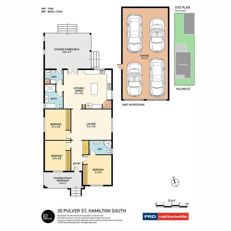 Floorplan of Homely house listing, 30 Pulver Street, Hamilton South NSW 2303