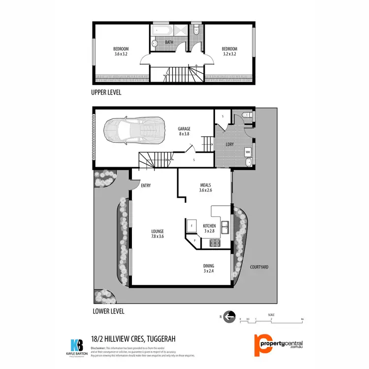 Floorplan of Homely townhouse listing, 18/2 Hillview Crescent, Tuggerah NSW 2259