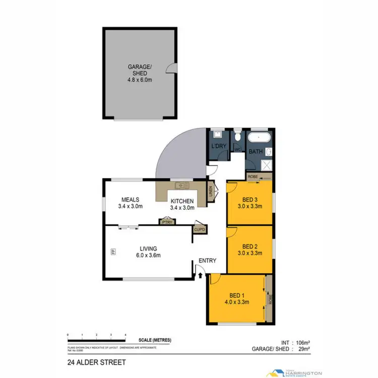 Floorplan of Homely house listing, 24 Alder Street, Golden Square VIC 3555