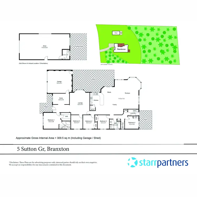Floorplan of Homely rural property listing, 5 Sutton Grove, Branxton NSW 2335