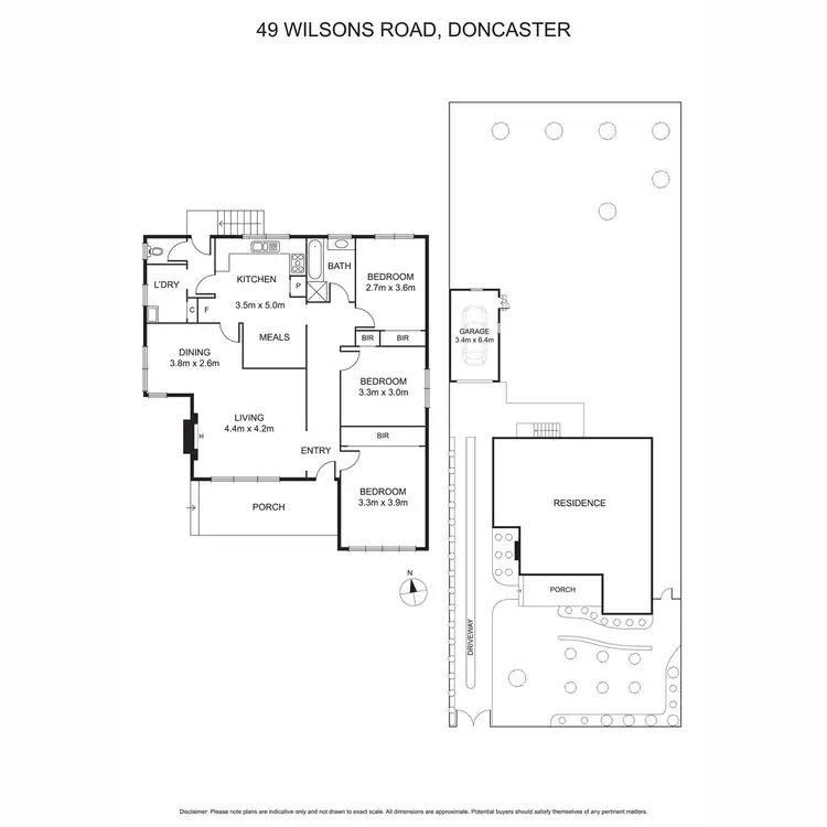 Floorplan of Homely house listing, 49 Wilsons Road, Doncaster VIC 3108