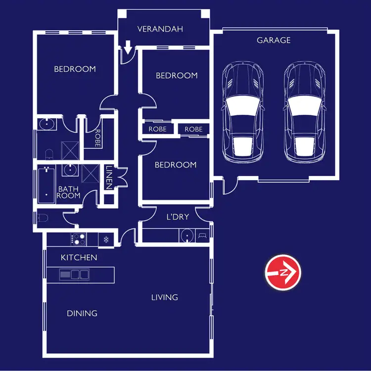 Floorplan of Homely house listing, 21B Vines Road, Hamlyn Heights VIC 3215