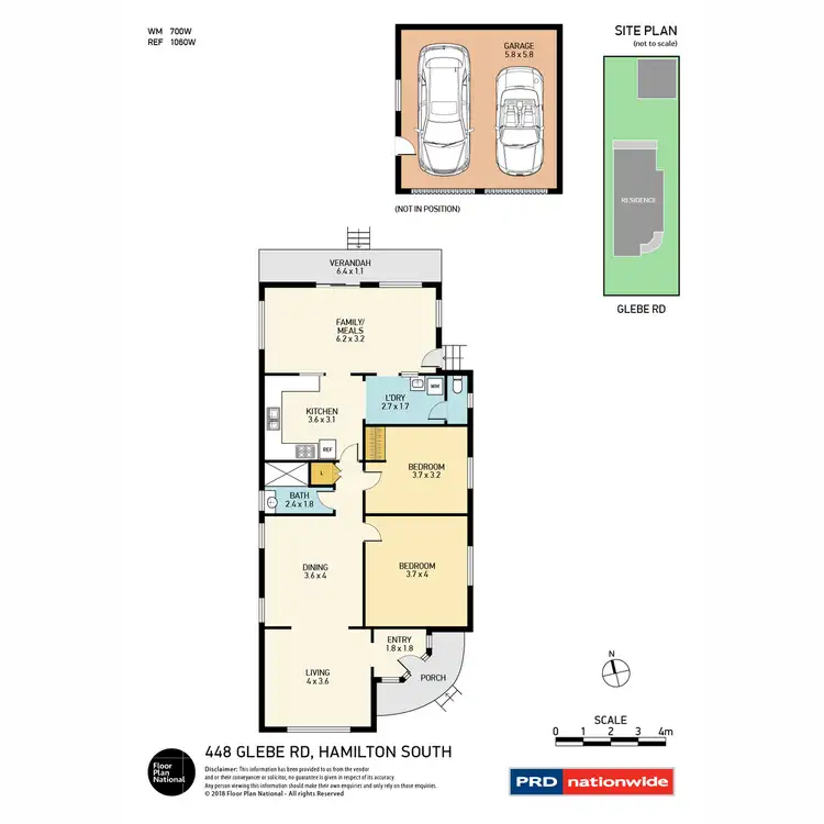 Floorplan of Homely house listing, 448 Glebe Road, Hamilton South NSW 2303