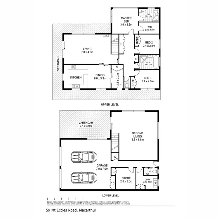 Floorplan of Homely house listing, 59 Mt Eccles Road, Macarthur VIC 3286