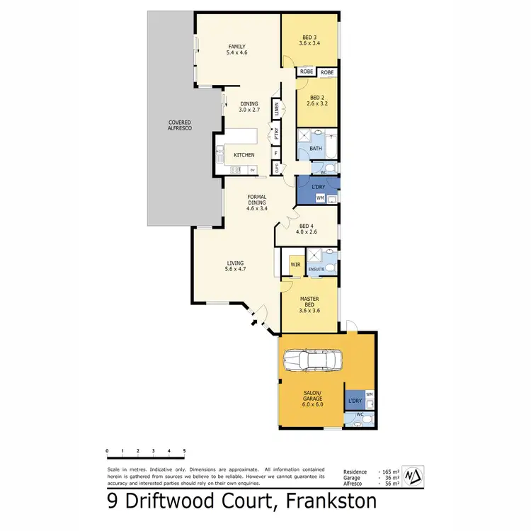Floorplan of Homely house listing, 9 Driftwood Court, Frankston VIC 3199