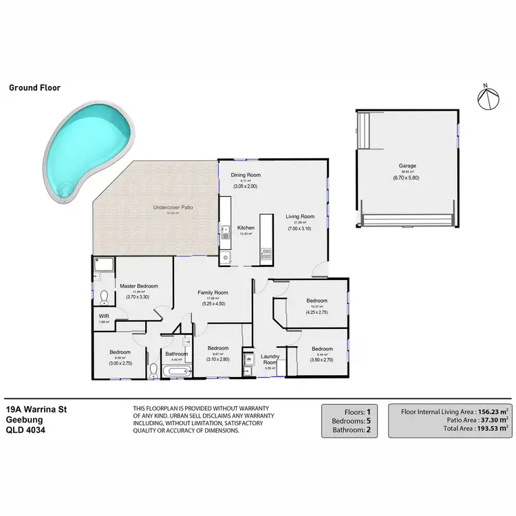 Floorplan of Homely house listing, 19A Warrina Street, Geebung QLD 4034