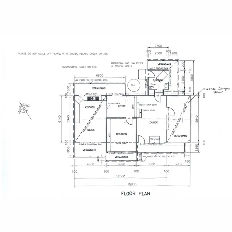 Floorplan of Homely rural property listing, 436 Carnham Road, Fine Flower NSW 2460