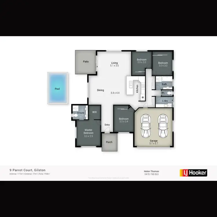 Floorplan of Homely house listing, 9 Parrot Court, Gilston QLD 4211